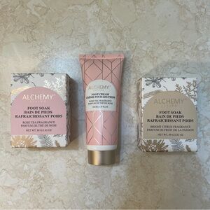 Alchemy Living Foot Care Bundle (2x Soaks + 1x Lotion/Cream)